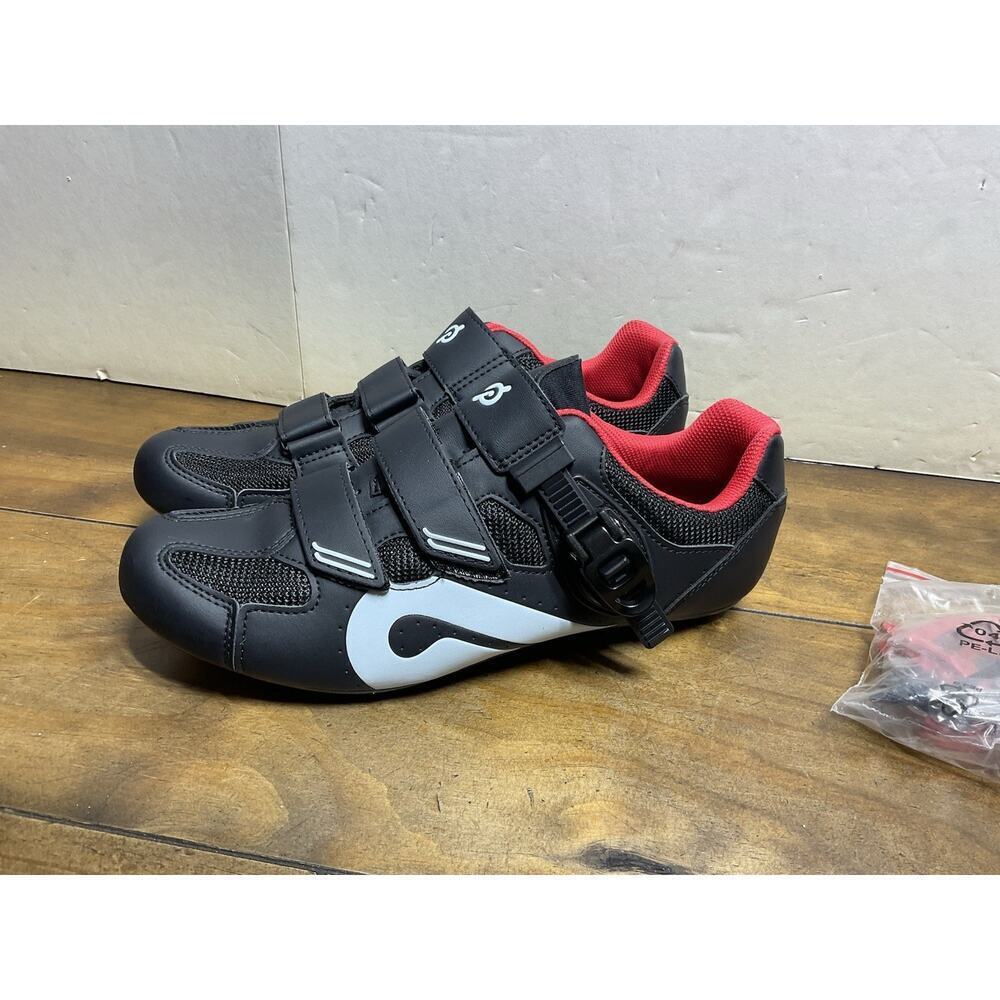 Peloton Men Size 44 Cycling Shoes Black PL-SH-02 Exercise Bike Fitness Shoes
